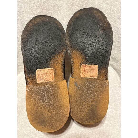 UGG Leighton Men’s Size 11 Crinkly Brown Leather Chukka Boots PLZ READ - Picture 7 of 16